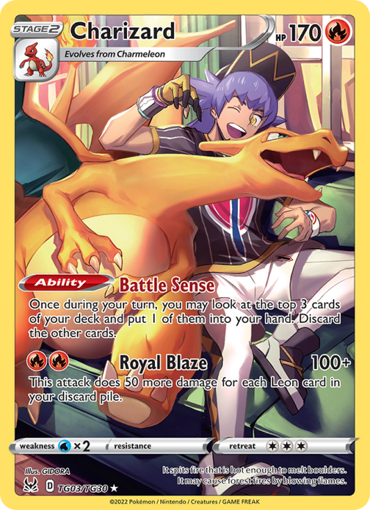 Charizard (TG03/196) Holographic card image