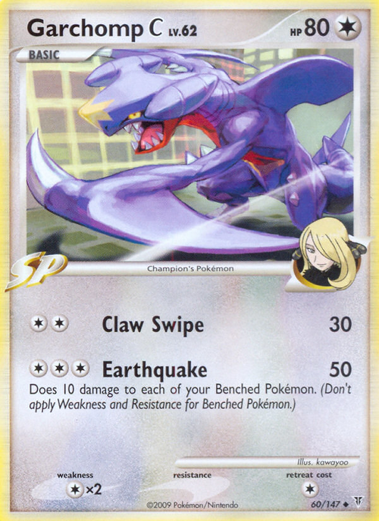 Garchomp C (060/147) Reverse Holo card image