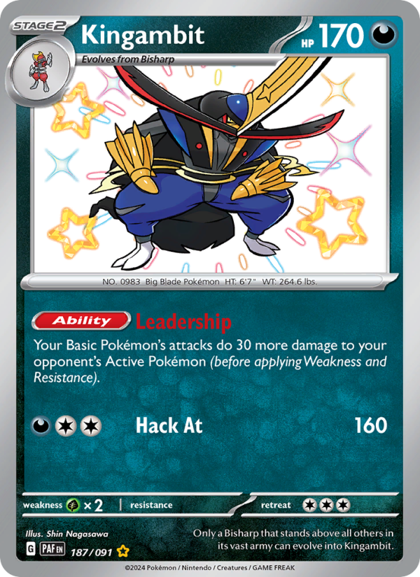 Kingambit (187/91) Holographic card image