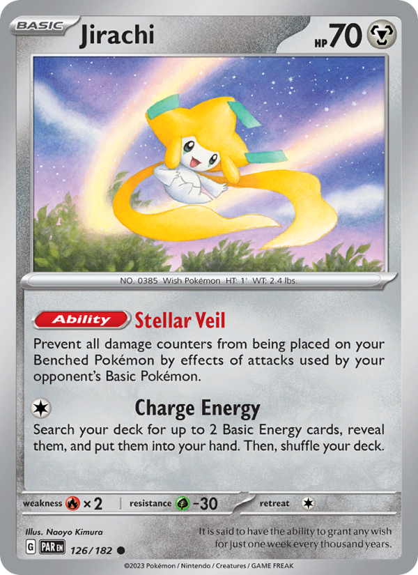 Jirachi (126/182) Reverse Holo card image
