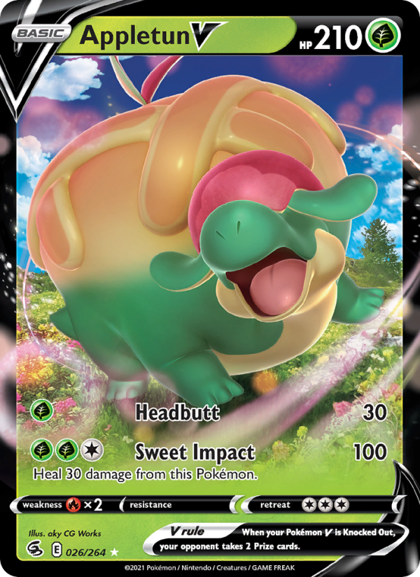 Appletun V (026/264) Holographic card image