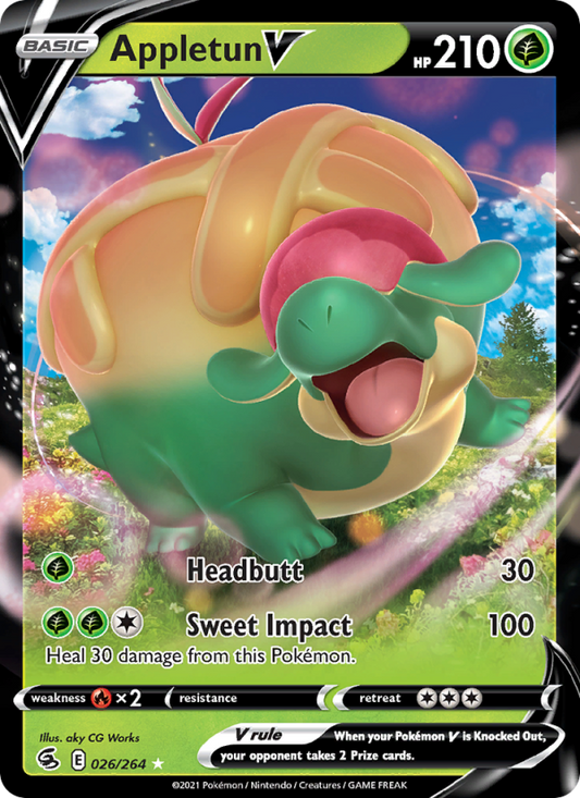 Appletun V (026/264) Holographic card image