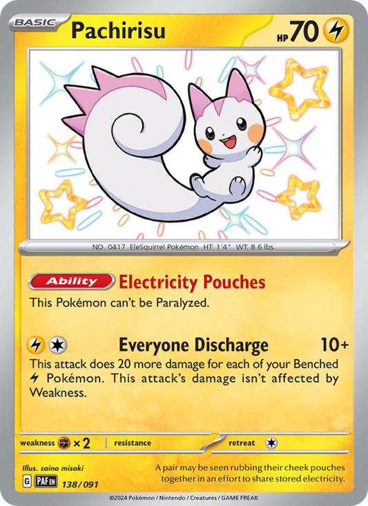 Pachirisu (138/91) Holographic card image