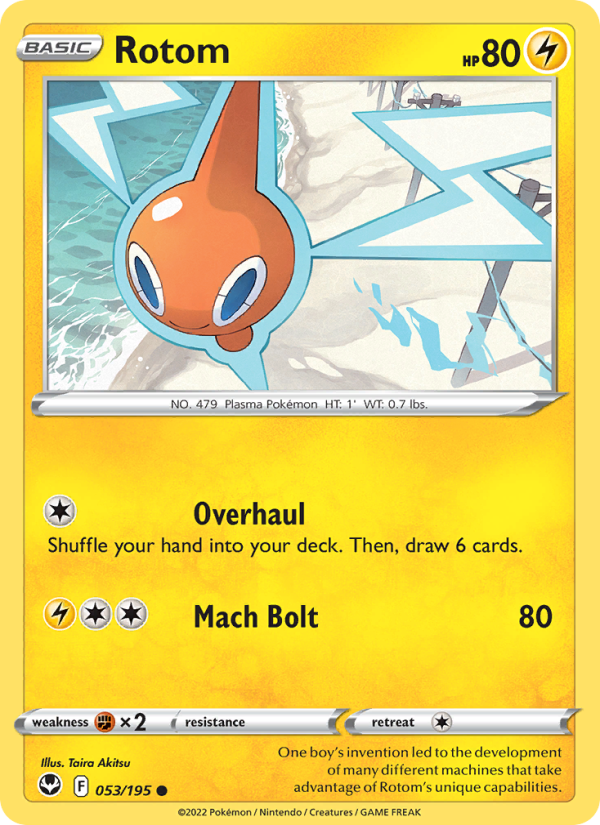 Rotom (053/195) Reverse Holo card image