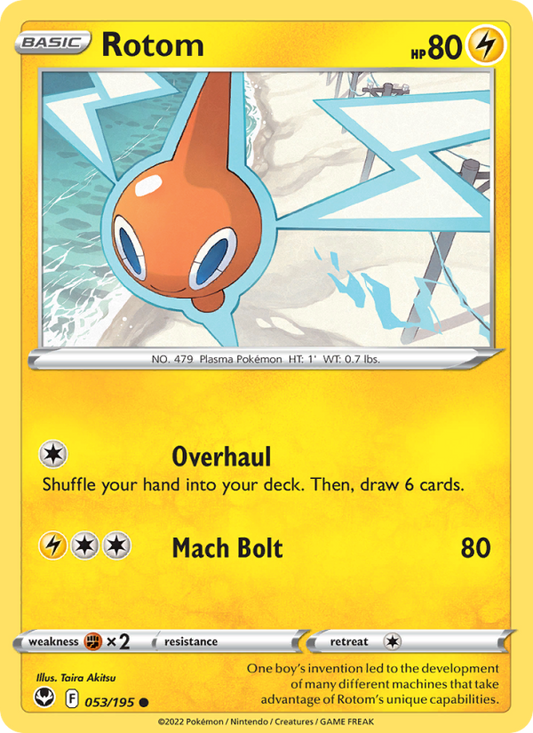 Rotom (053/195) Reverse Holo card image