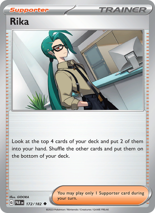 Rika (172/182) Reverse Holo card image