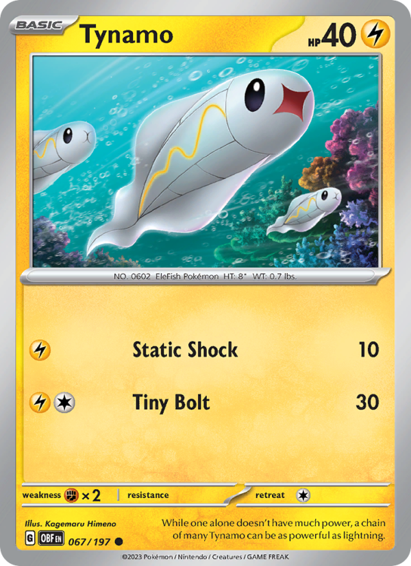 Tynamo (067/197) Reverse Holo card image