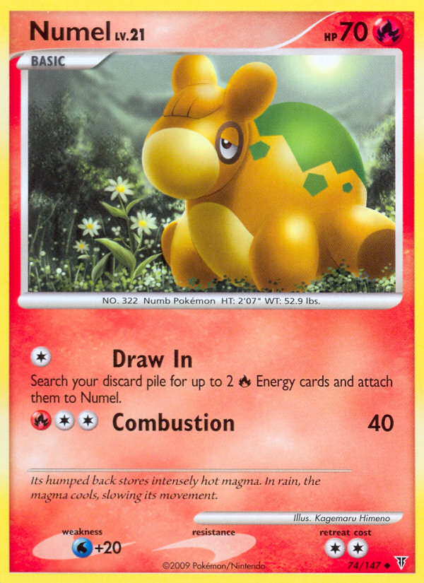 Numel (074/147) Reverse Holo card image