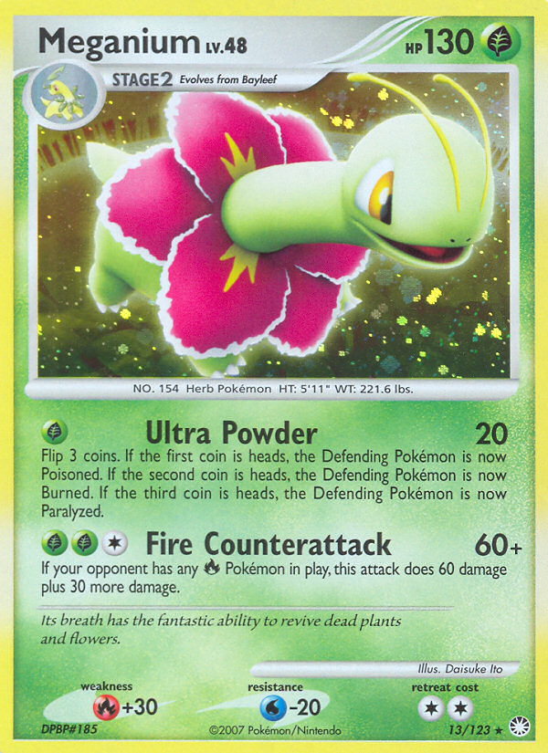 Meganium (013/122) Reverse Holo card image