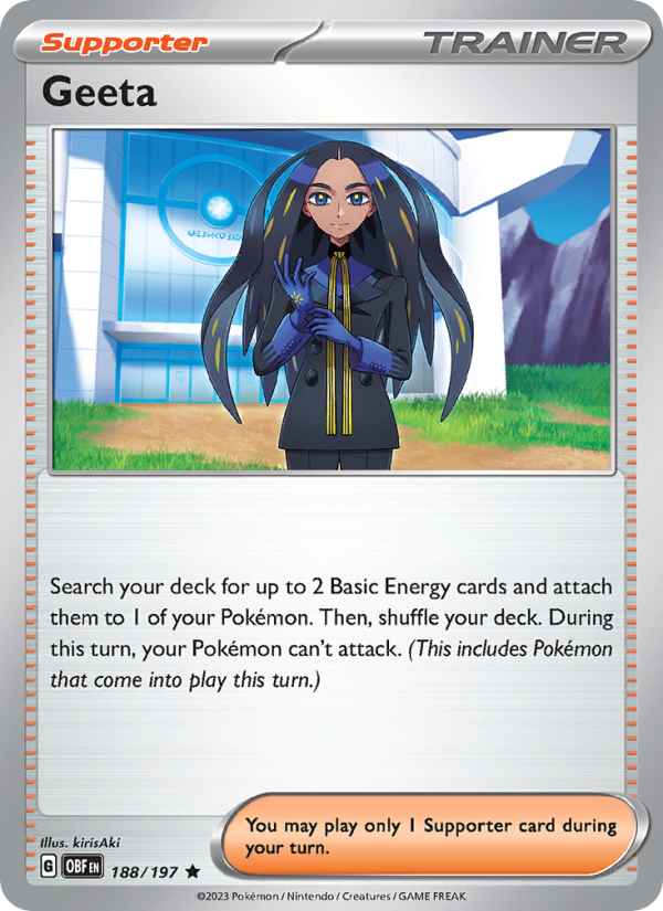 Geeta (188/197) Reverse Holo card image