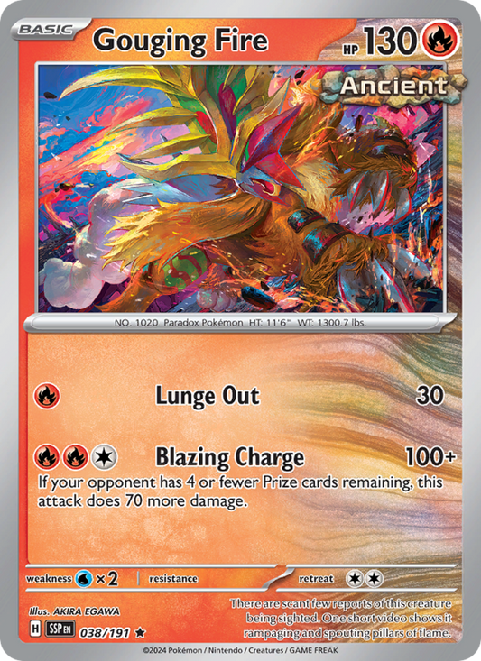 Gouging Fire (038/191) Reverse Holo card image