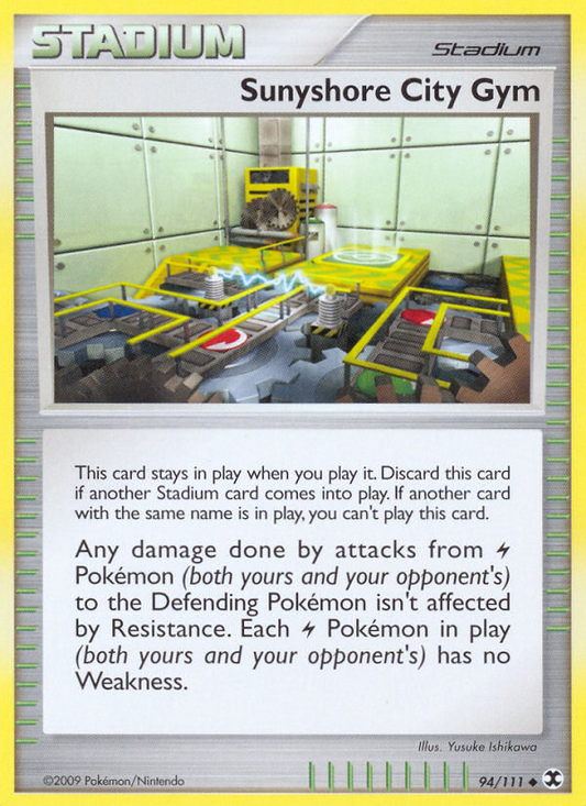 Sunyshore City Gym (094/111) Reverse Holo card image