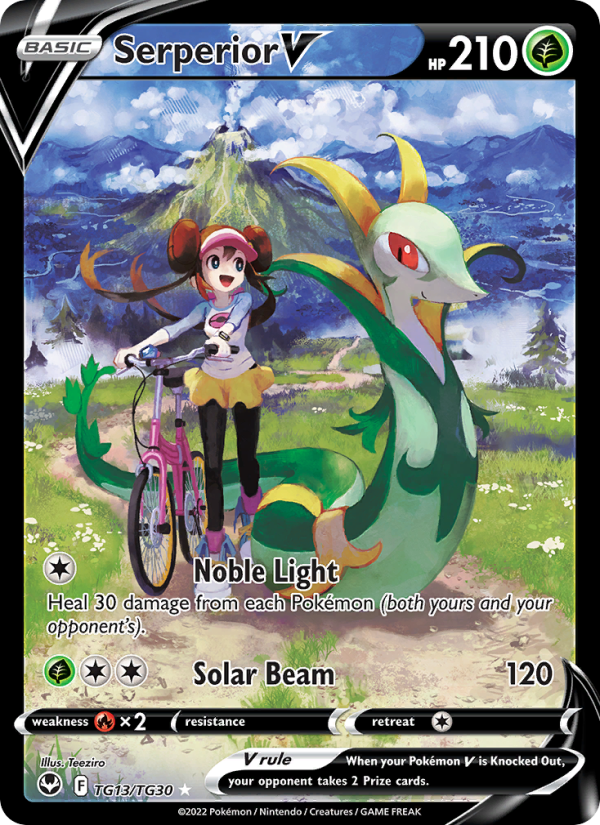 Serperior V (TG13/195) Holographic card image