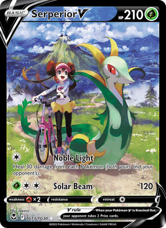 Serperior V (TG13/195) Holographic card image
