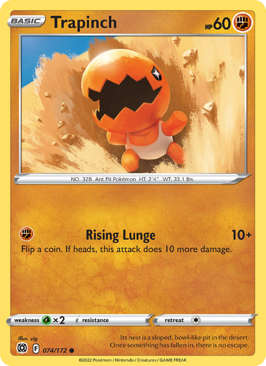 Trapinch (074/172) Reverse Holo card image