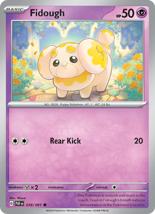 Fidough (038/91) Reverse Holo card image