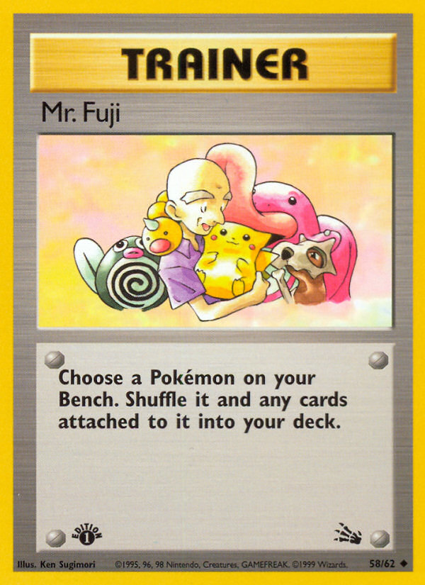 Mr. Fuji (058/62) Reverse Holo card image