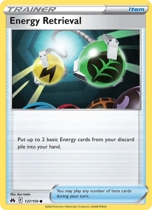 Energy Retrieval (127/159) Reverse Holo card image