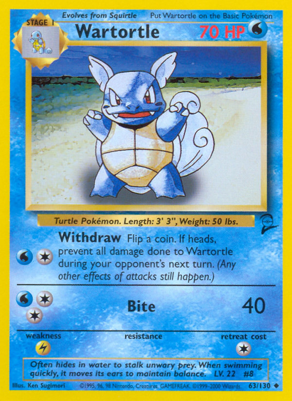 Wartortle (063/130) Promo card image