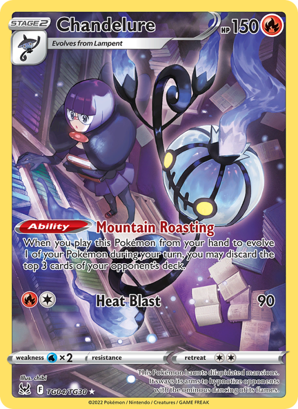 Chandelure (TG04/196) Holographic card image