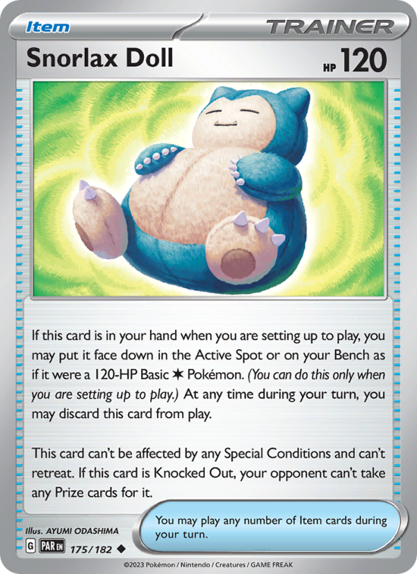 Snorlax Doll (175/182) Reverse Holo card image