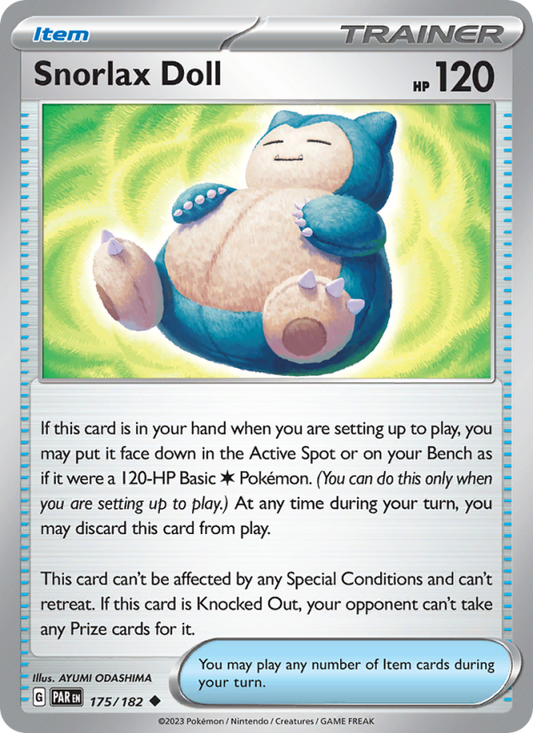 Snorlax Doll (175/182) Reverse Holo card image