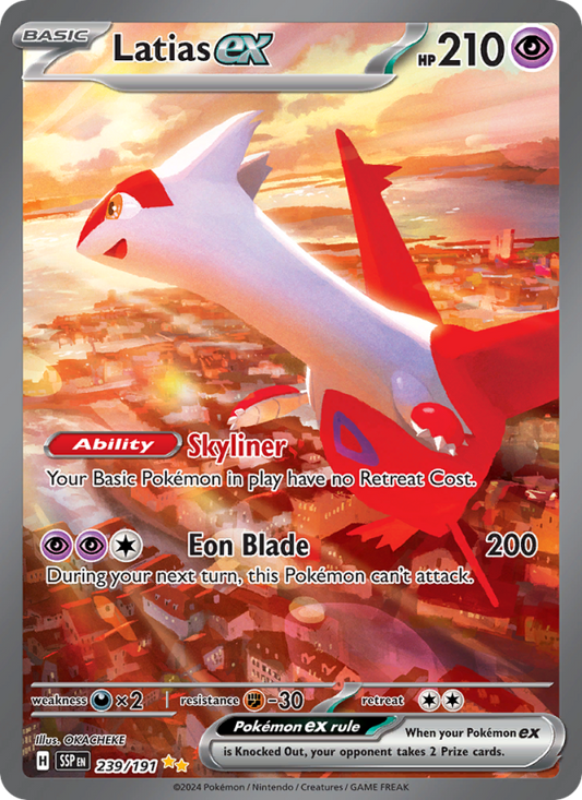Latias ex (239/191) Holographic card image