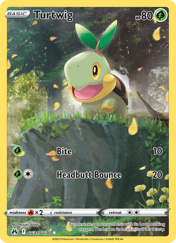 Turtwig (GG31/159) Holographic card image