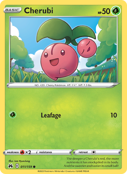 Cherubi (011/159) Reverse Holo card image