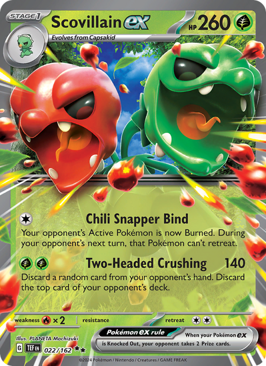 Scovillain ex (022/162) Holographic card image
