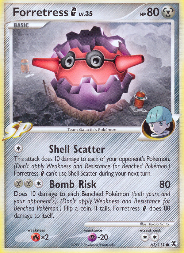 Forretress G (061/111) Reverse Holo card image