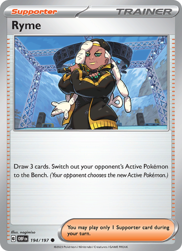 Ryme (194/197) Reverse Holo card image