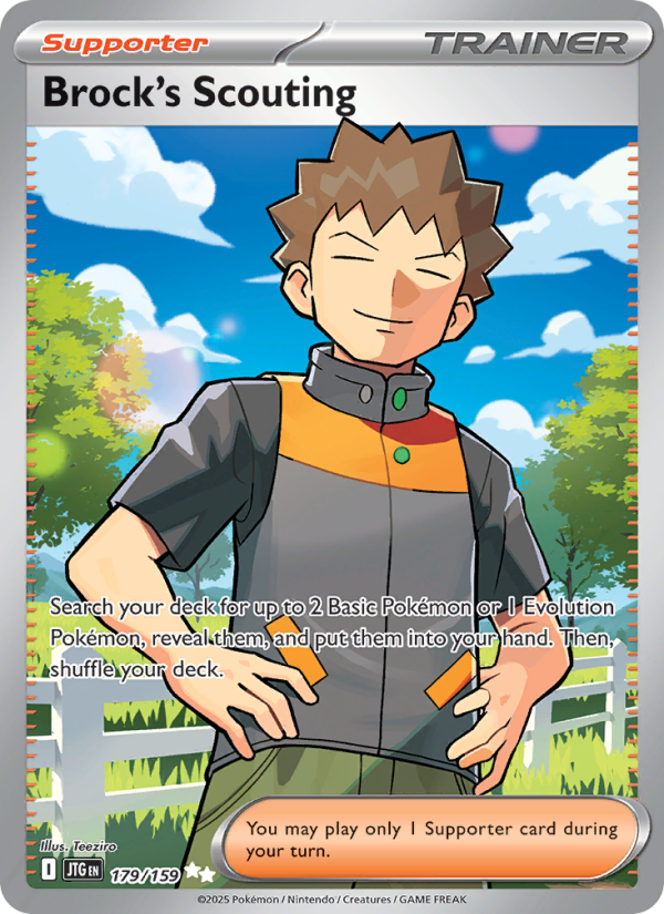 Brock's Scouting (179/159) Reverse Holo card image