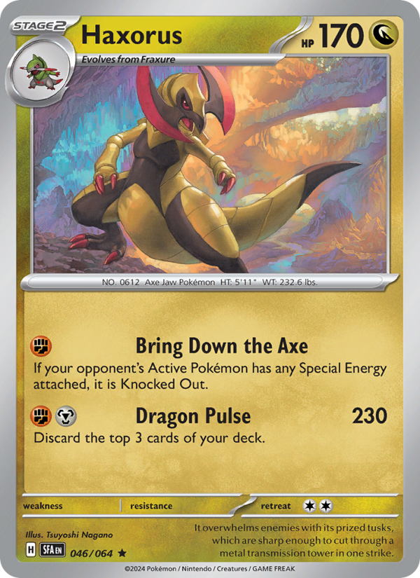 Haxorus (046/64) Reverse Holo card image