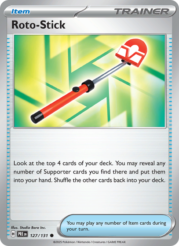 Roto-Stick (127/131) Reverse Holo card image