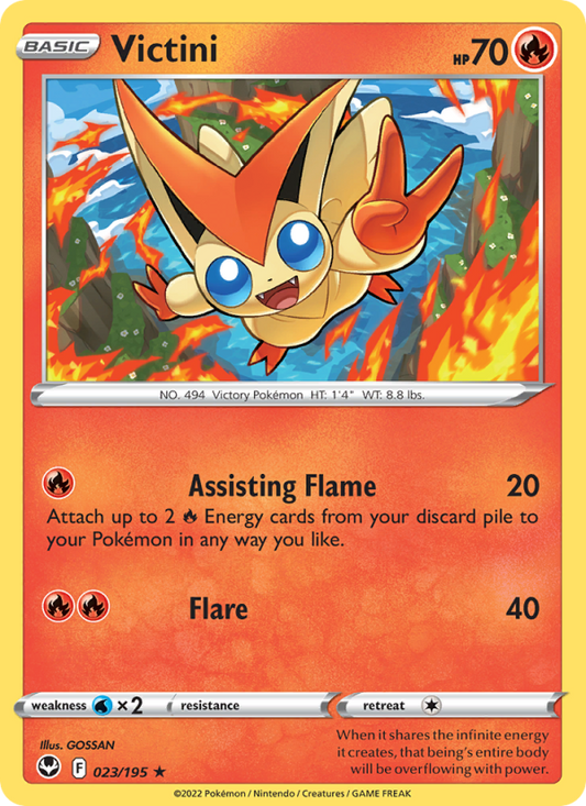 Victini (023/195) Reverse Holo card image