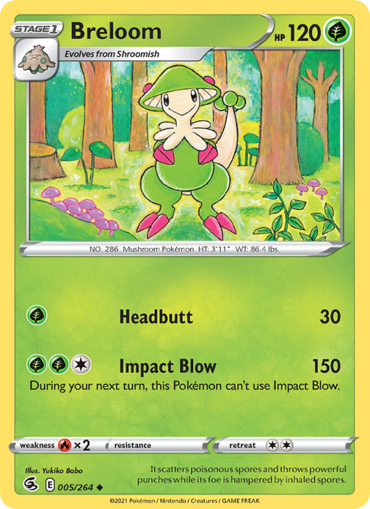 Breloom (005/264) Reverse Holo card image