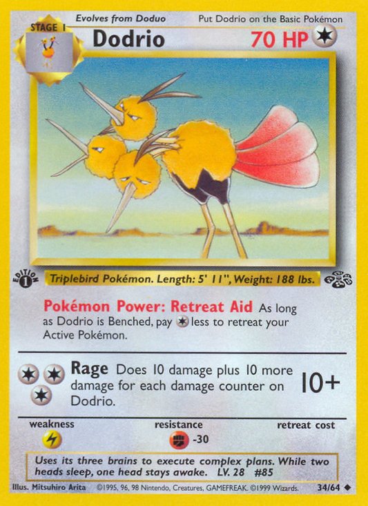 Dodrio (034/64) Reverse Holo card image