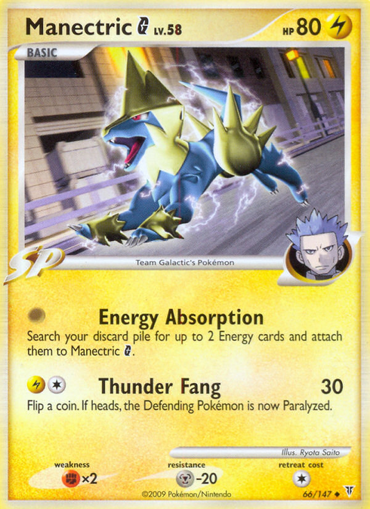 Manectric G (066/147) Reverse Holo card image