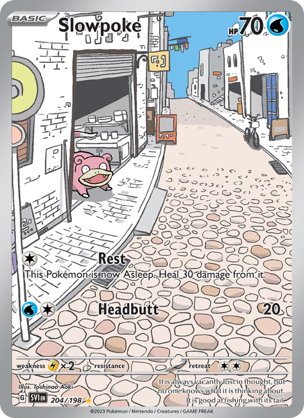 Slowpoke (204/198) Holographic card image