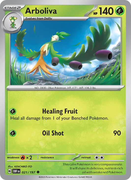 Arboliva (021/197) Reverse Holo card image