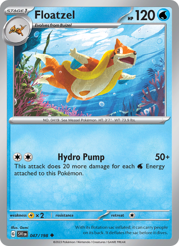 Floatzel (047/198) Reverse Holo card image