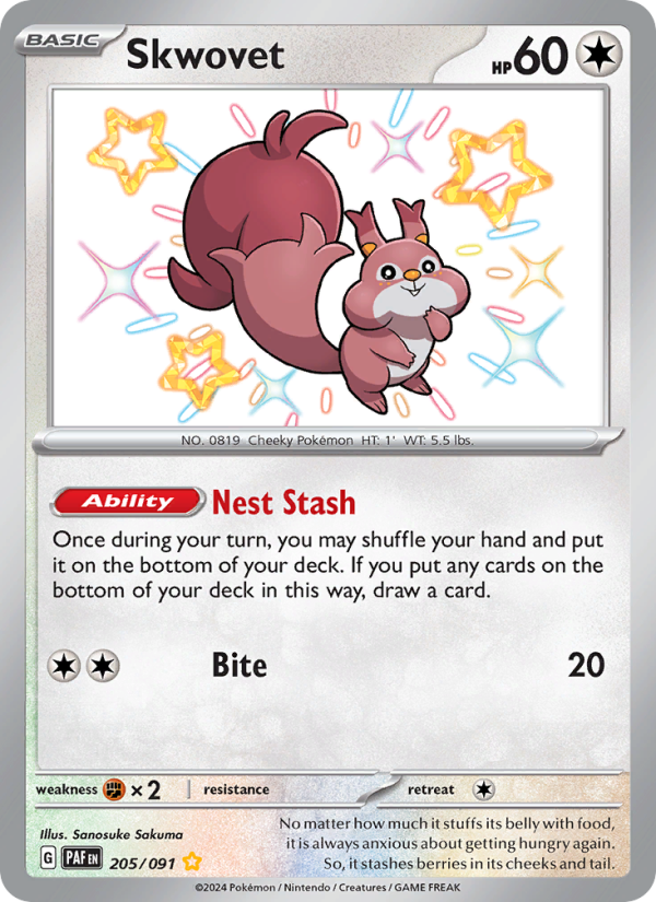 Skwovet (205/91) Holographic card image