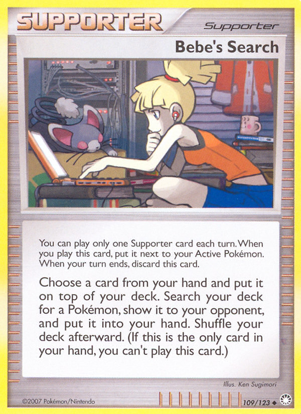 Bebe's Search (109/122) Reverse Holo card image