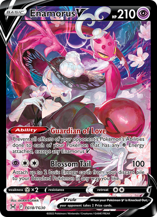 Enamorus V (TG18/196) Holographic card image