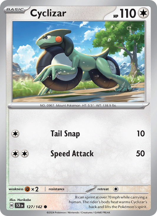 Cyclizar (127/142) Reverse Holo card image