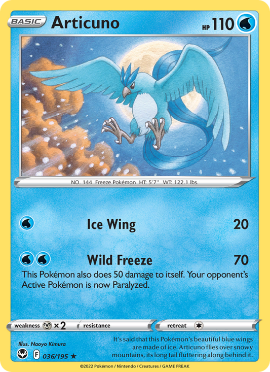 Articuno (036/195) Reverse Holo card image