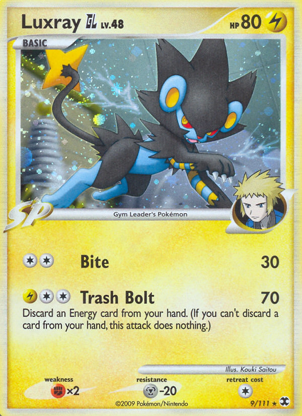 Luxray GL (009/111) Reverse Holo card image
