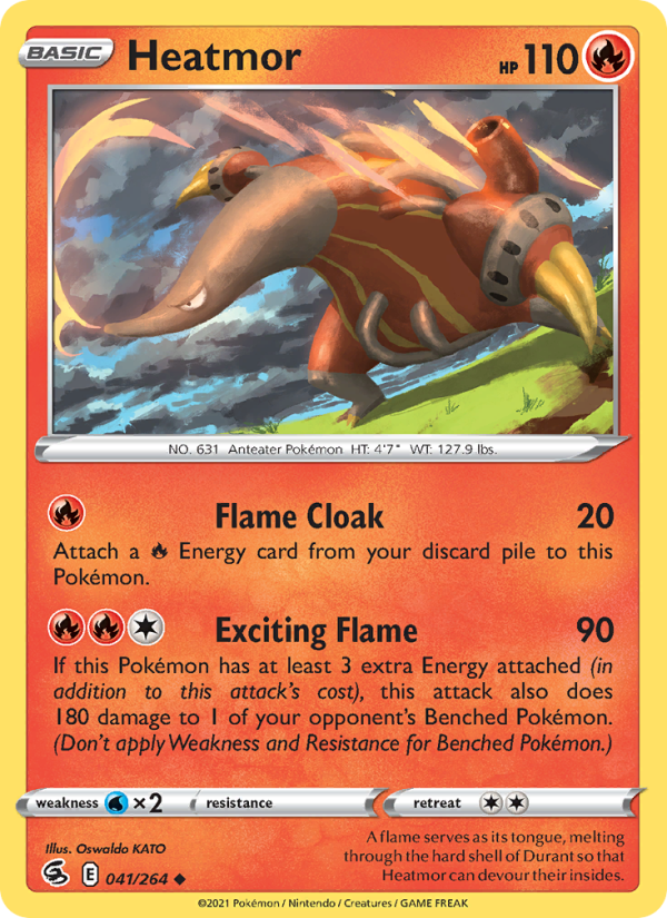 Heatmor (041/264) Reverse Holo card image