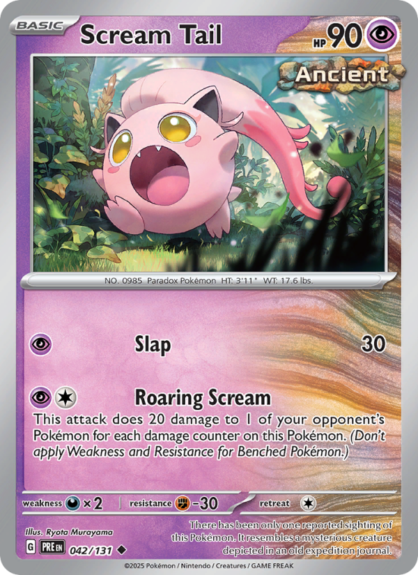 Scream Tail (042/131) Reverse Holo card image